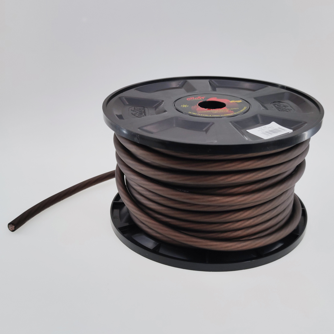 * GHOST EP4K amplifier wiring cable 4 gauge black 5 meter cut sale (2)