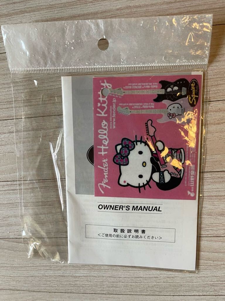 未使用！【レア】Hello Kitty  Squier by Fender ストラトキャスター  ハローキティー フェンダーの画像8