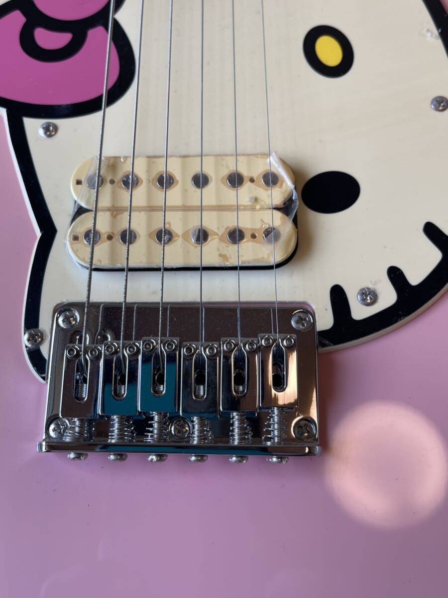 未使用！【レア】Hello Kitty  Squier by Fender ストラトキャスター  ハローキティー フェンダーの画像3