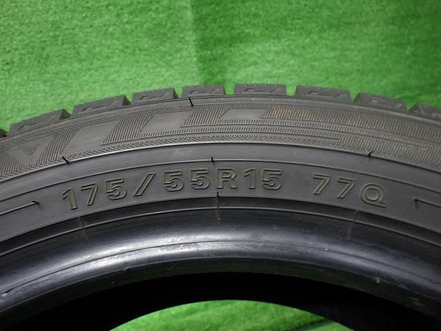 中古 ダンロップ タイヤ 冬 145/65R15 4本 2023年 WM03_画像6