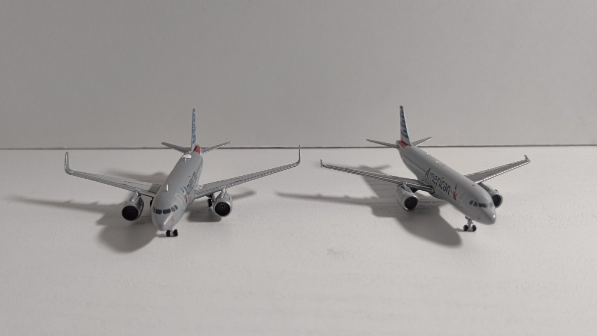 1/400 Gemini Jets ジェミニ ジェッツ American Airlines AIRBUS A319 / A320 旅客機 2機セット ①_画像5