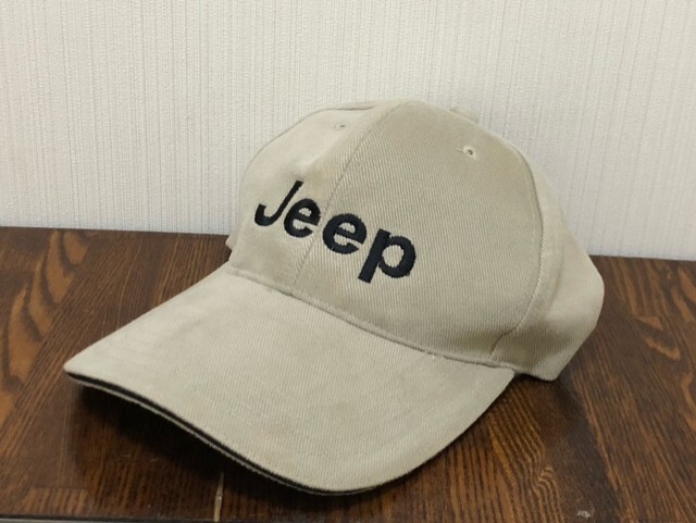 【G-492】■ 新品・未使用 ■ Jeep ジープ 刺繍 ■ キャップ 帽子 / フリーサイズ ■_画像1