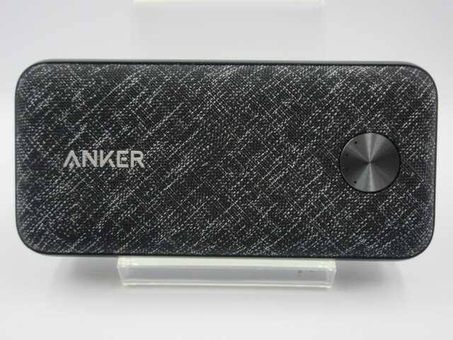 ■簡易動作確認済 Anker アンカー A1246 PowerCore 10000 PD 25W モバイルバッテリー PSE認証マーク ブラック系 の画像2