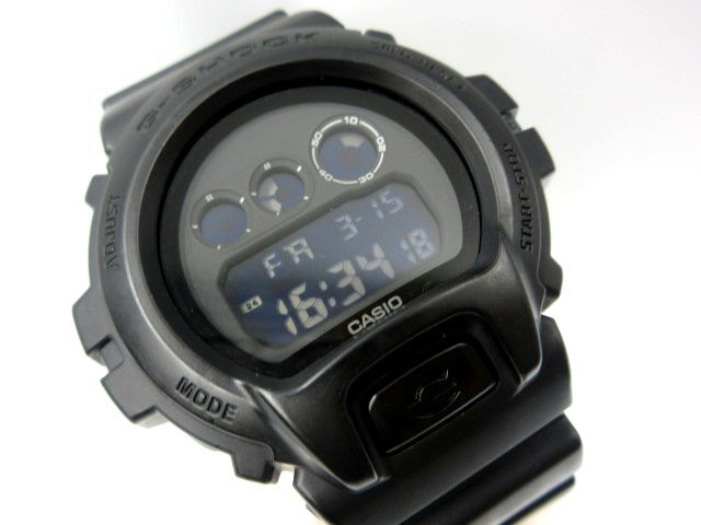 ■稼働品 G-SHOCK DW-6900BB 腕時計 CASIO カシオ クォーツ ブラックカラー デジタル ブランド品 メンズ 男性用 _画像1
