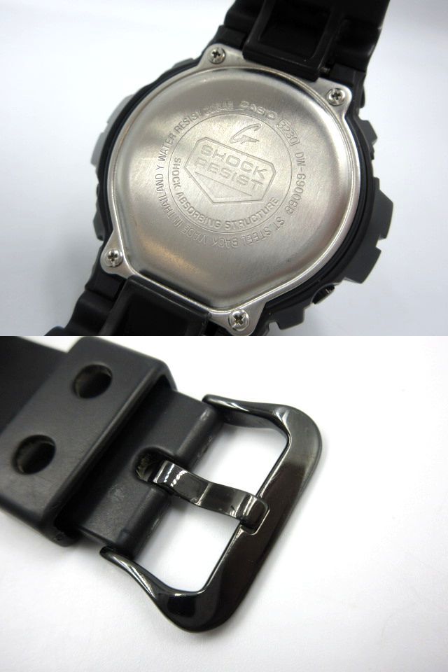 ■稼働品 G-SHOCK DW-6900BB 腕時計 CASIO カシオ クォーツ ブラックカラー デジタル ブランド品 メンズ 男性用 _画像9