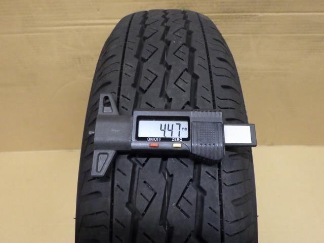 【岩手 盛岡発】中古 ブリジストン サマー 夏 タイヤ K370 145/80R12 80/78N LT 4本 2022年製_画像6