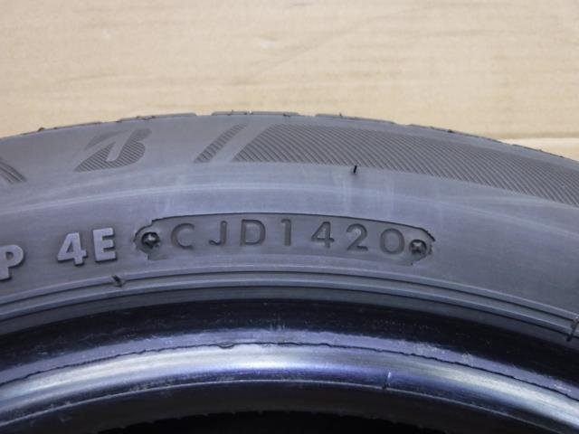 【岩手 盛岡発】中古 ブリジストン サマー 夏 タイヤ Ecopia NH100C 165/55R14 72V 2本 2020年製_画像4