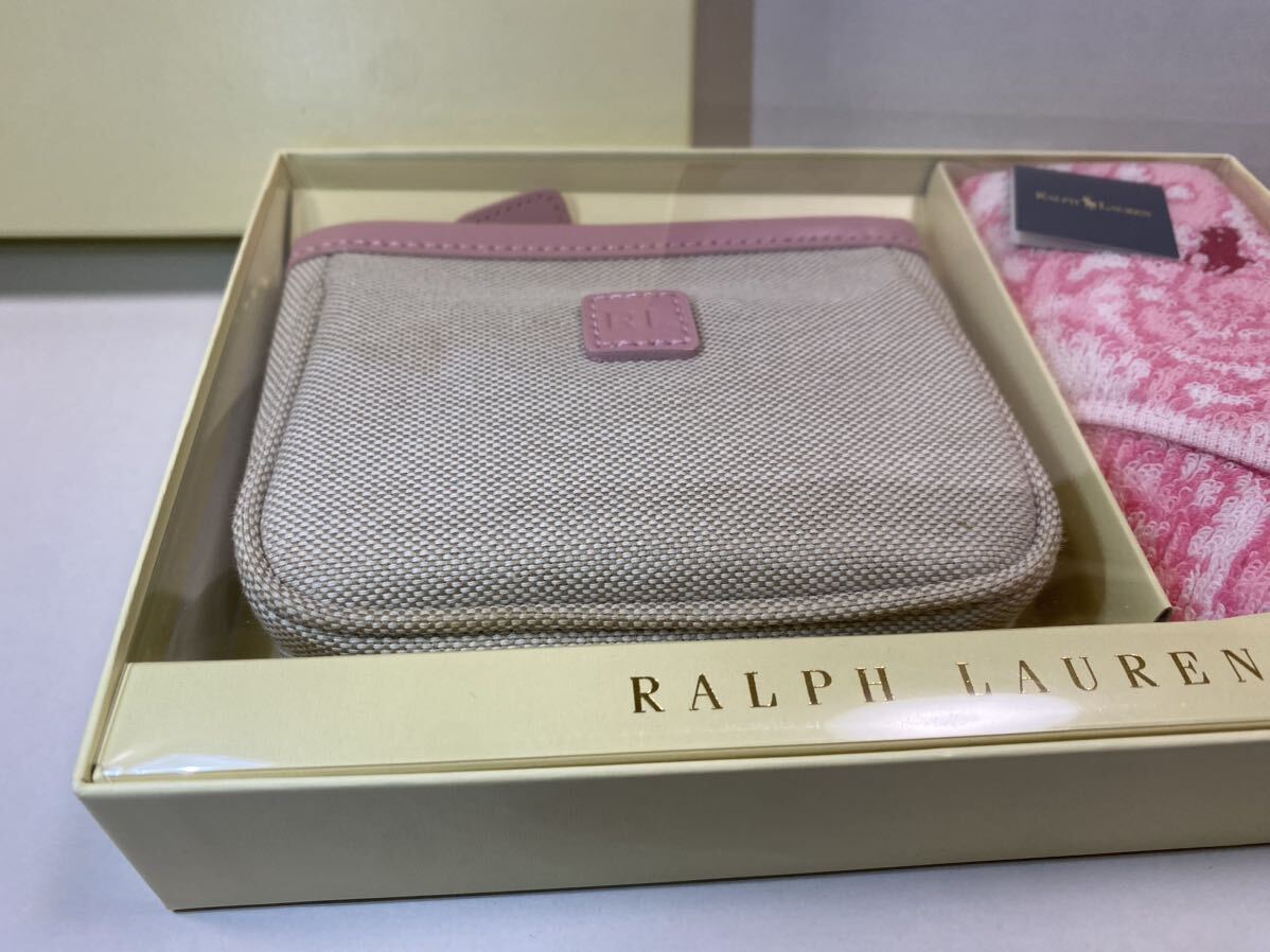 ラルフローレン　グッズ　ポーチ ハンカチ　未使用　RALPH LAUREN_画像2