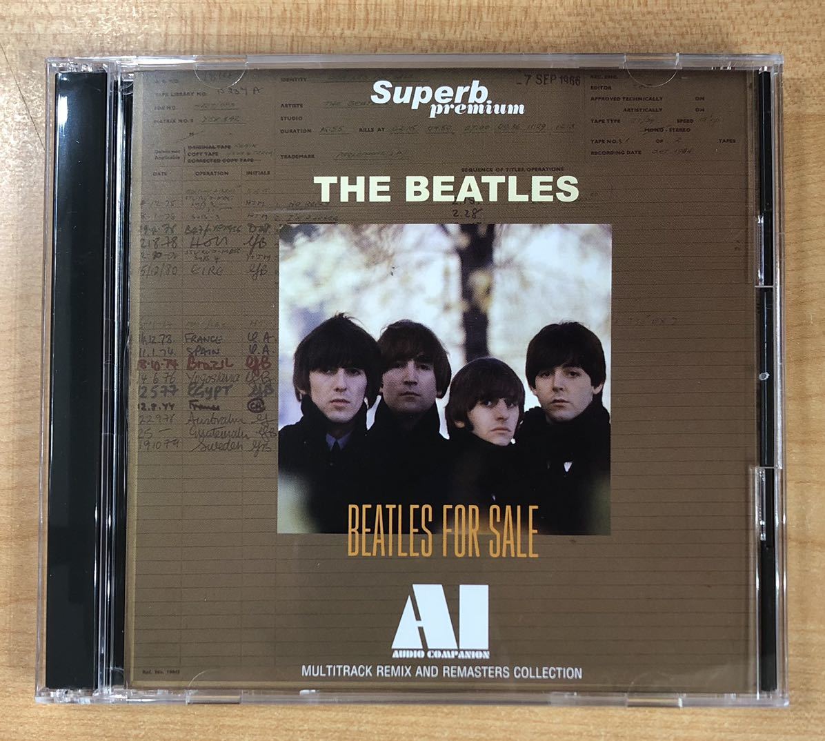 THE BEATLES =AI - AUDIO COMPANION= AI オーディオ・アルバム・コレクション/ BEATLES FOR SALE_画像1