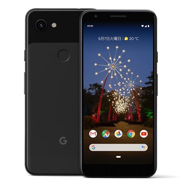 バッテリー80％以上 良品 Google Pixel3a Just Black 中古 SIMフリー SIMロック解除済