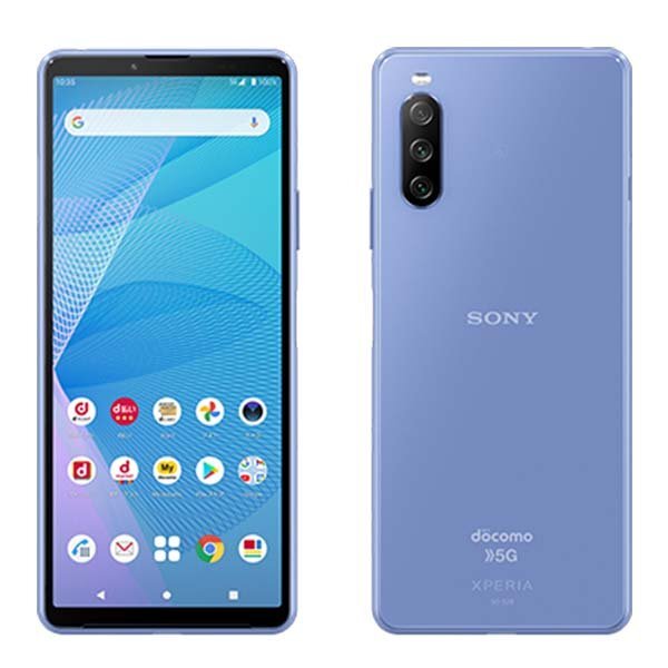 バッテリー80％以上 ほぼ新品 SO-52B Xperia 10 III ブルー 中古 SIMフリー SIMロック解除済