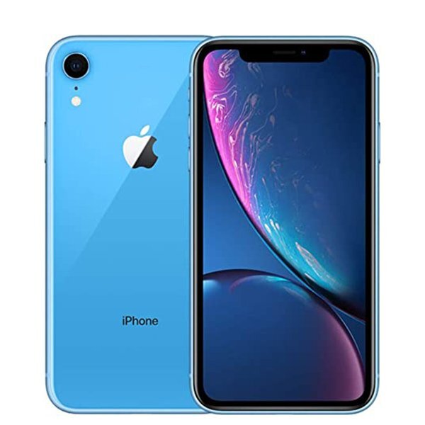 バッテリー80％以上 良品 iPhoneXR 64GB ブルー 中古 SIMフリー SIMロック解除済