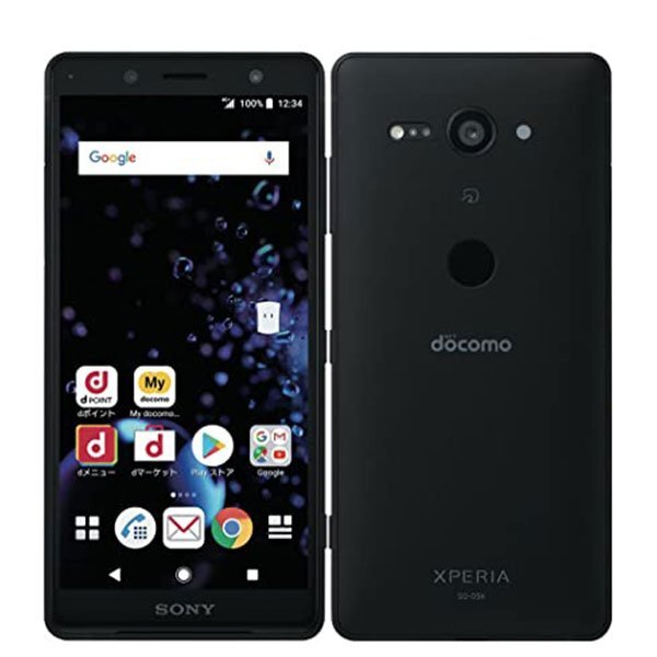 バッテリー80％以上 良品 SO-05K XPERIA XZ2 Compact Black 中古 SIMフリー SIMロック解除済_画像1