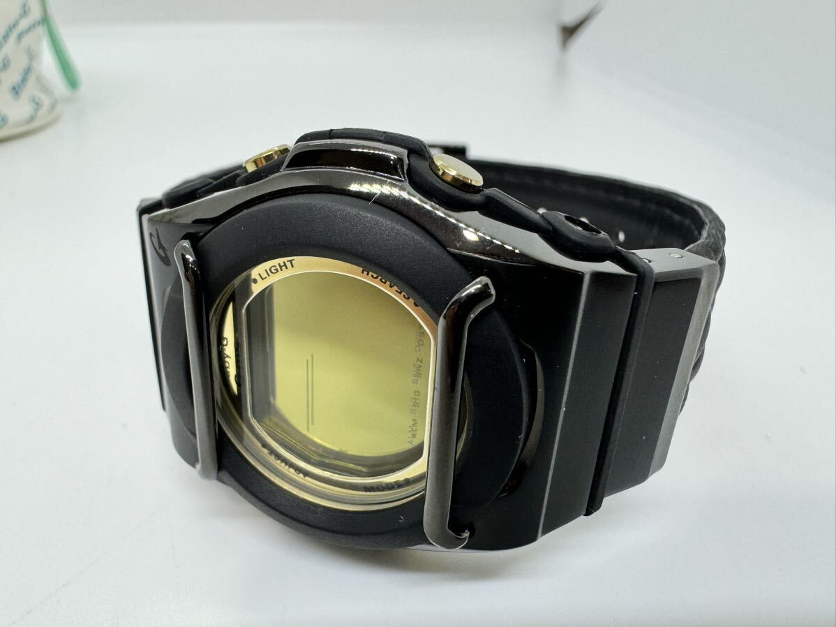 ◇美品 CASIO カシオ Baby-G 腕時計 クォーツ MSG-160BL デジタル ラウンド ブラック レディース 箱付の画像6
