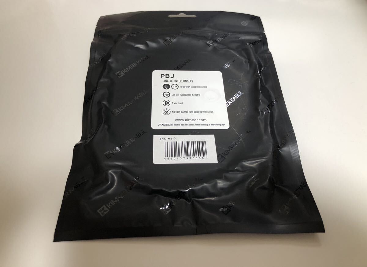 未開封 KIMBER KABLE PBJ 1m ペア brand new キンバーケーブル 未開封 KIMBER KABLE PBJ 1m ペア brand new キンバーケーブル