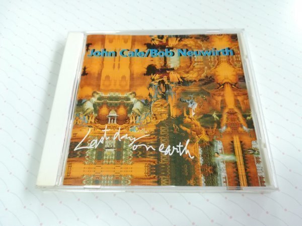 JOHN CALE & BOB NEUWIRTH ジョン・ケイル & ボブ・ニューワース - LAST DAY ON EARTH 日本盤 CD 94年盤 日本語解説書あり　　3-0228_画像1
