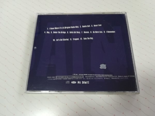 ALL SAINTS オール・セインツ 日本盤 CD 97年盤 日本語解説書あり　　3-0057_画像2