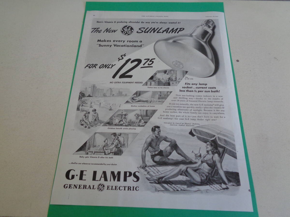 即決 広告 アドバタイジング アメ車 キャデラック １９４０ｓ レトロ クラシック コレクター ゼネラル 電球 ライト ランプ の画像2