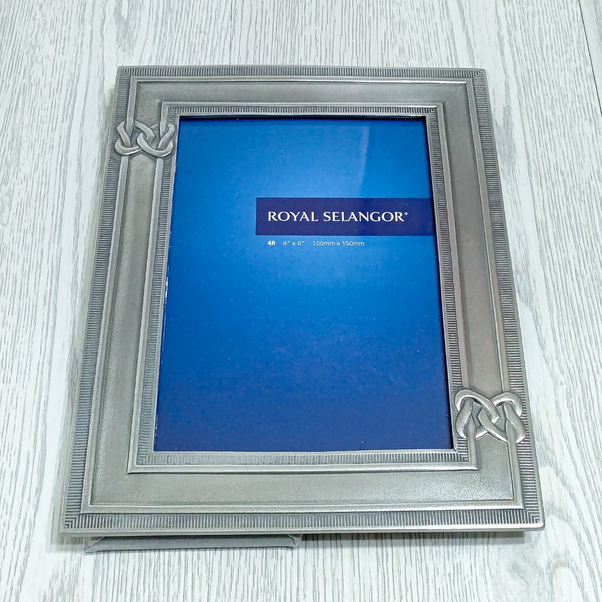 ロイヤルセランゴール ピューター 写真立て フォトフレーム 錫製 ROYAL SELANGOR PEWTER インテリア 中古 送料無料 即決 _画像3