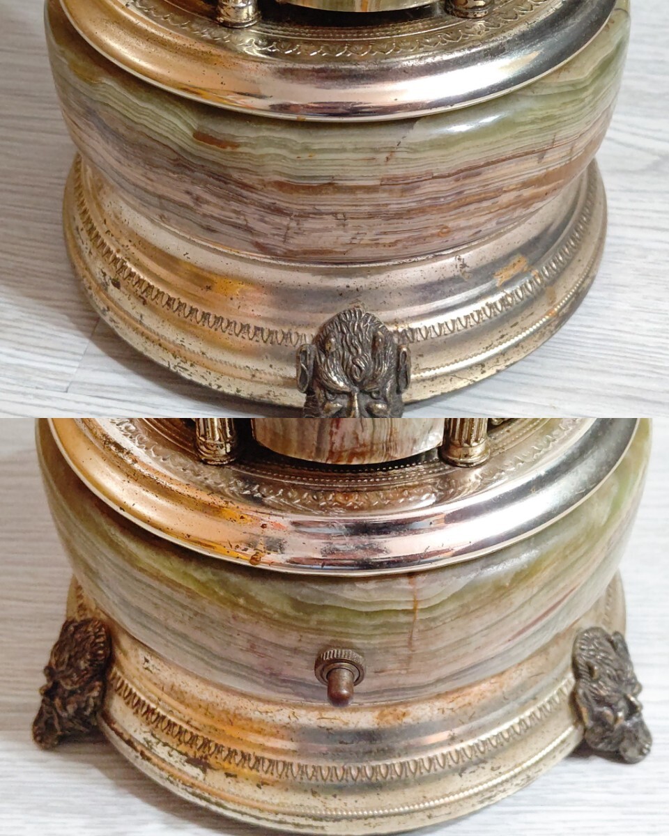 イタリア製 オニキス 葉巻ケース リュージュ/REUGE オルゴール付 イタリア製 オニキス 葉巻ケース リュージュ/REUGE オルゴール付