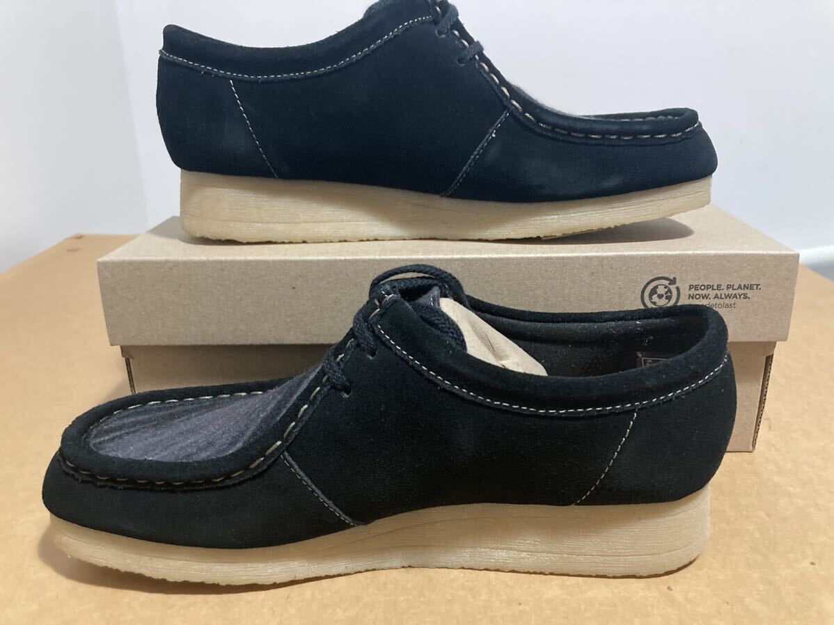 新品Clarks(クラークス) パドモラ オックスフォードカジュアルシューズブラックコンビ24.5cmレディース本革本皮ワラビーモカシン_画像5