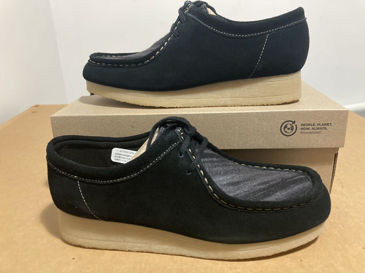 新品Clarks(クラークス) パドモラ オックスフォードカジュアルシューズブラックコンビ24.5cmレディース本革本皮ワラビーモカシン_画像6