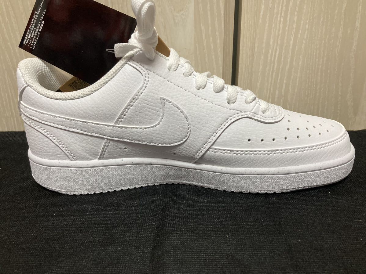 新品24.5cmNIKEナイキ コートビジョンLOホワイト白AF1エアフォース1 好きにコートヴィジョンcourtvisionレディーススニーカーシューズ_画像7