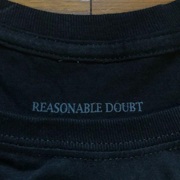 売切り【正規新品】リーズナブルダウト REASONABLE DOUBT Tシャツ トップス カットソー フォトT【S】黒 新品 アメリカ買い付け 180718_画像3