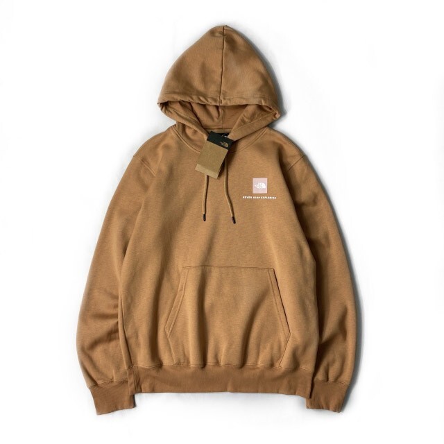 1円～!売切!【正規新品】THE NORTH FACE BOX NSE PULLOVER HOODIE パーカー グラフィック 2023最新 US限定 男女兼用 保温(3XL)茶 181130-30_画像5