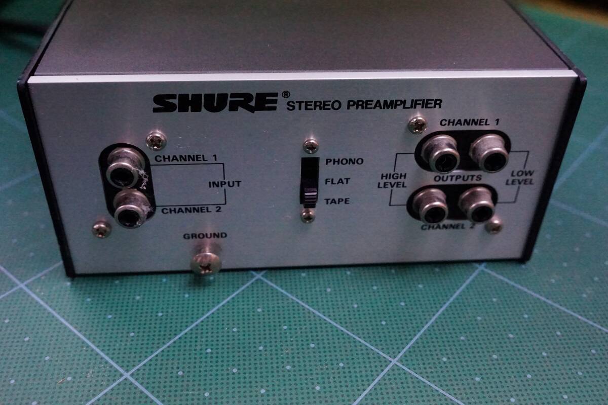 SHURE MODEL M64A STEREO PREAMPLIFIER フォノイコライザー プリアンプ シュアーの画像1