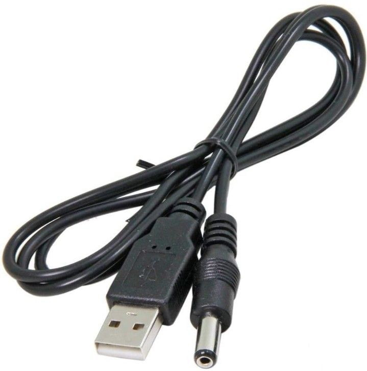 USB 電源ケーブル 変換プラグ付き usb 充電ケーブル 丸端子　8変換