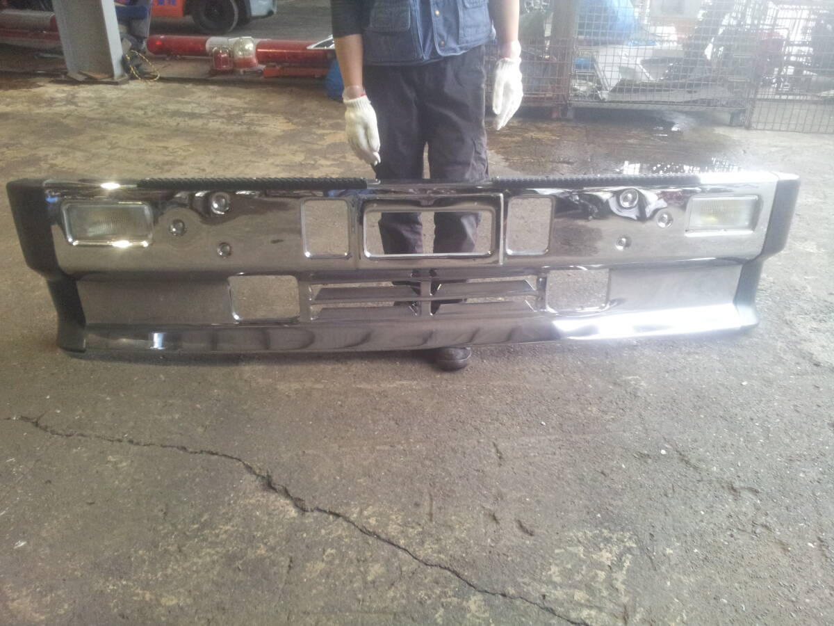  Mitsubishi Fuso The * Great plating front bumper R6-3-28