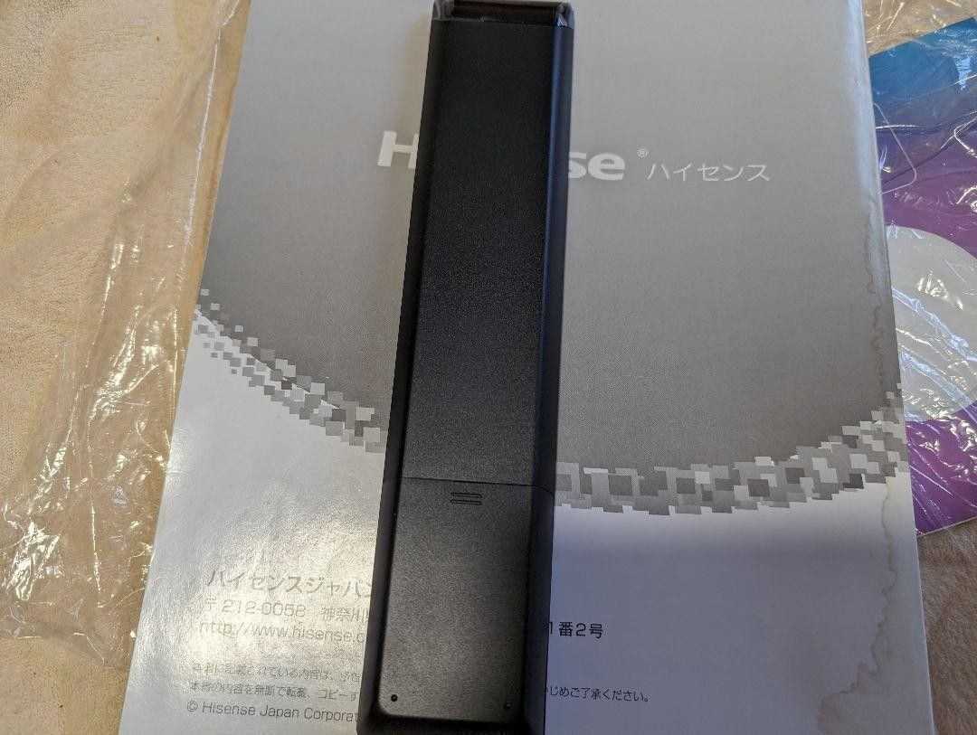 新品　Hisense　ハイセンス　純正テレビリモコン EN3B40Hハイセンス