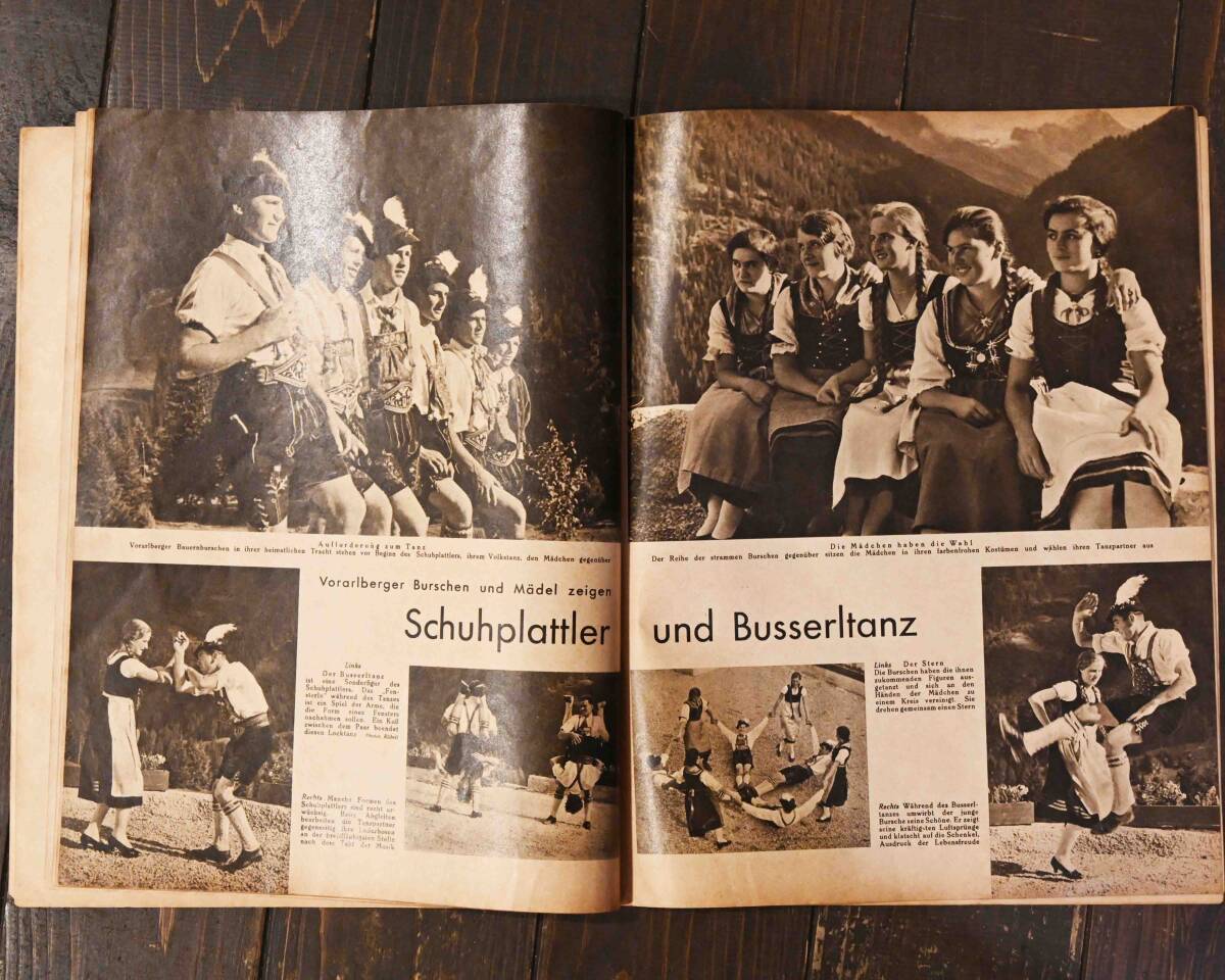 0693 ドイツ語洋書 雑誌 1934年 Die woche 5月19日号 1930s 潜水艦、海外のドイツ人特集 貴重資料 ヴィンテージの画像7