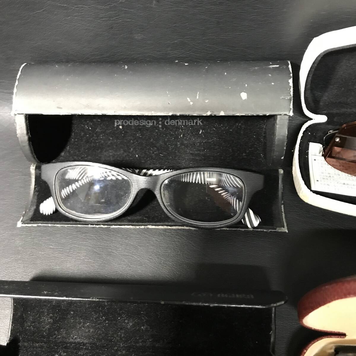TG6 ヴィンテージ 眼鏡 サングラス まとめて13点 ケース付き 度あり度なし ジャンク扱い_画像2