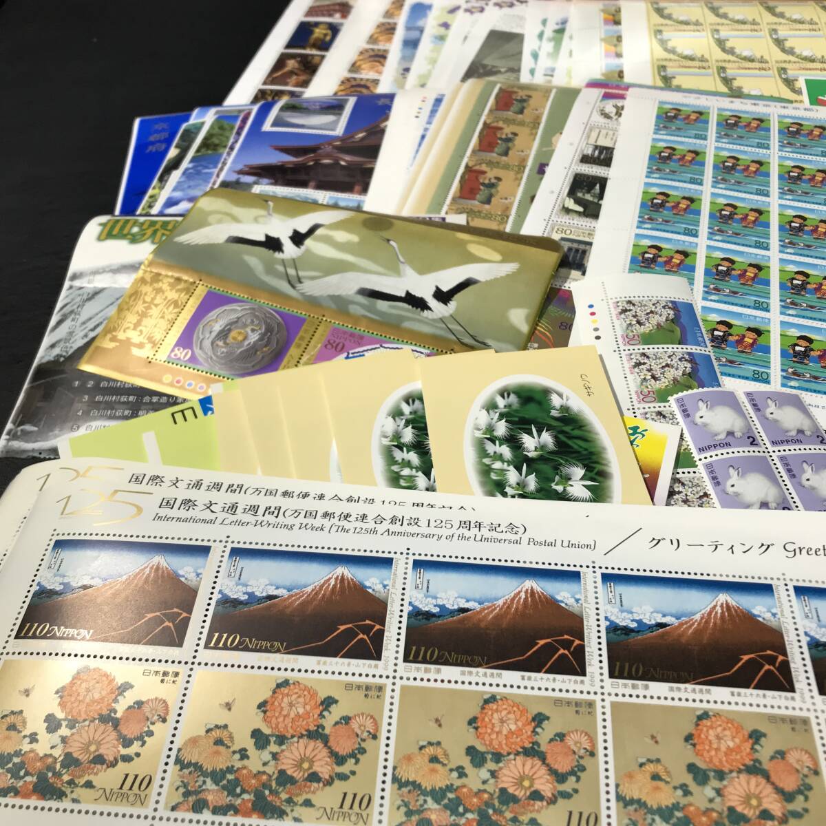TG10 日本切手 未使用のみ 額面80118円分 シート 記念切手 まとめて_画像6