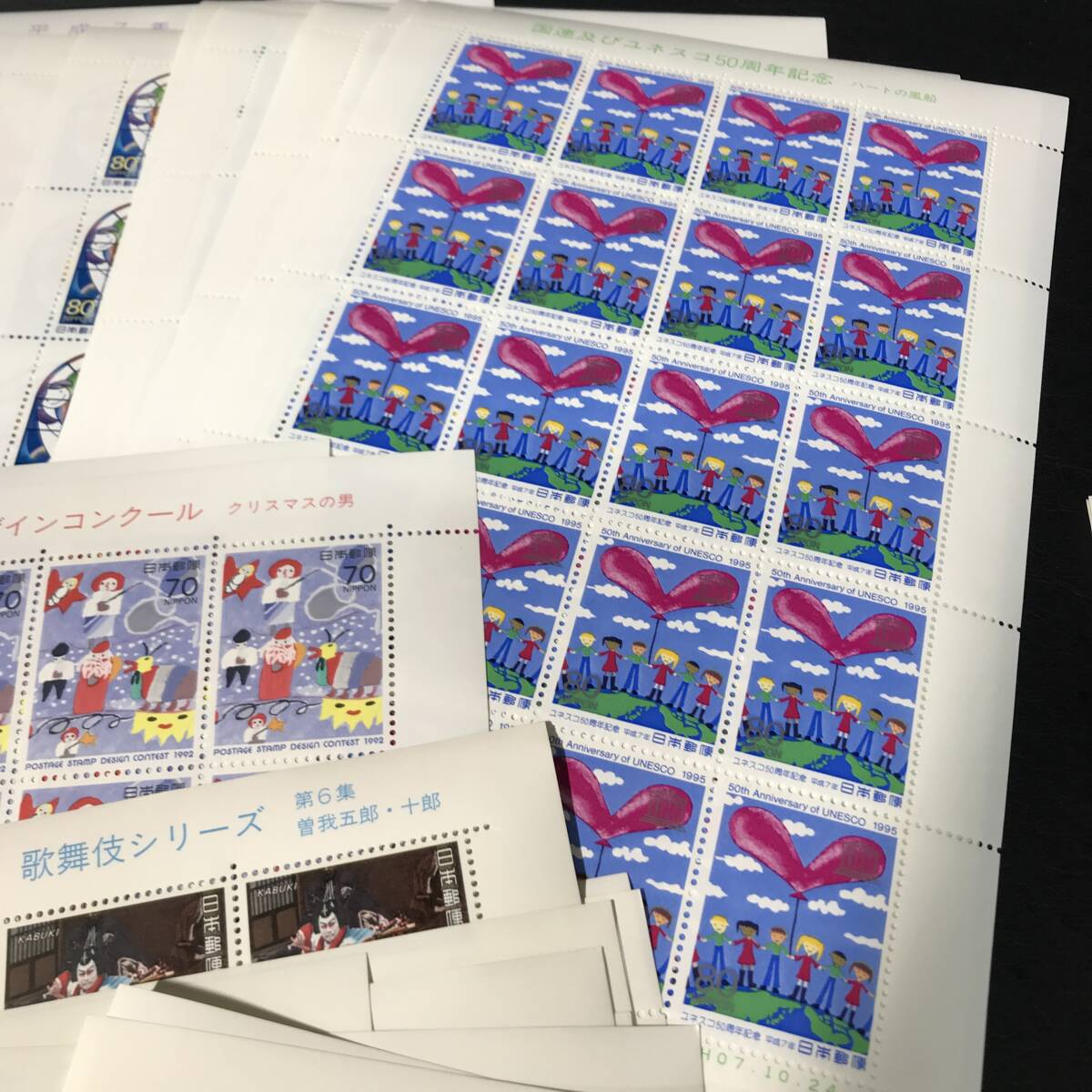 TG11 日本切手 シート切手 額面100737円分 コレクションの画像3