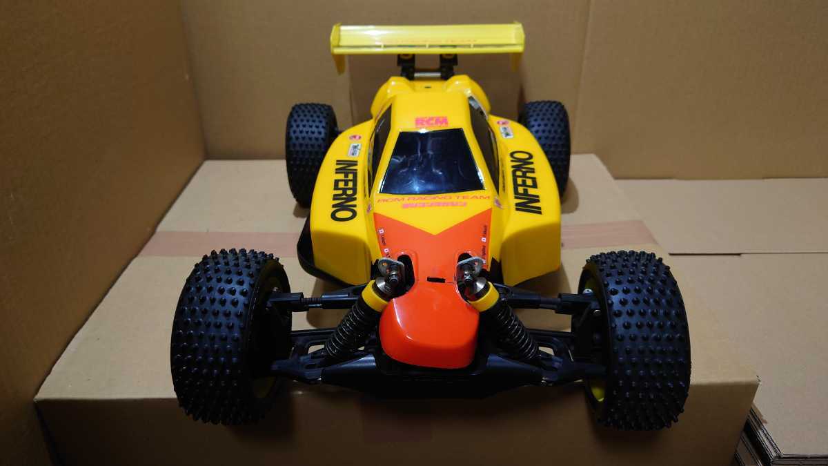 kyosho 京商 INFERNO インファーノ 動作車両【検索用】V-one R FW Super Ten FW 田宮 TNS TG10 HPI DRX エンジンラジコンの画像2