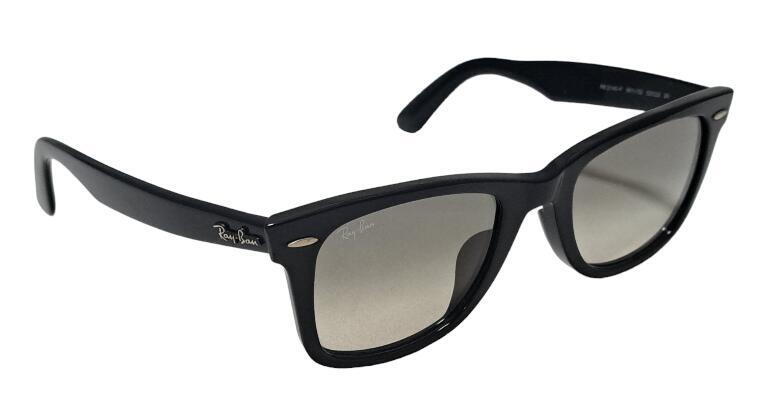  RayBan солнцезащитные очки Wayfarer черный RB2140-F 901/32 52*22 размер градация [ б/у ]