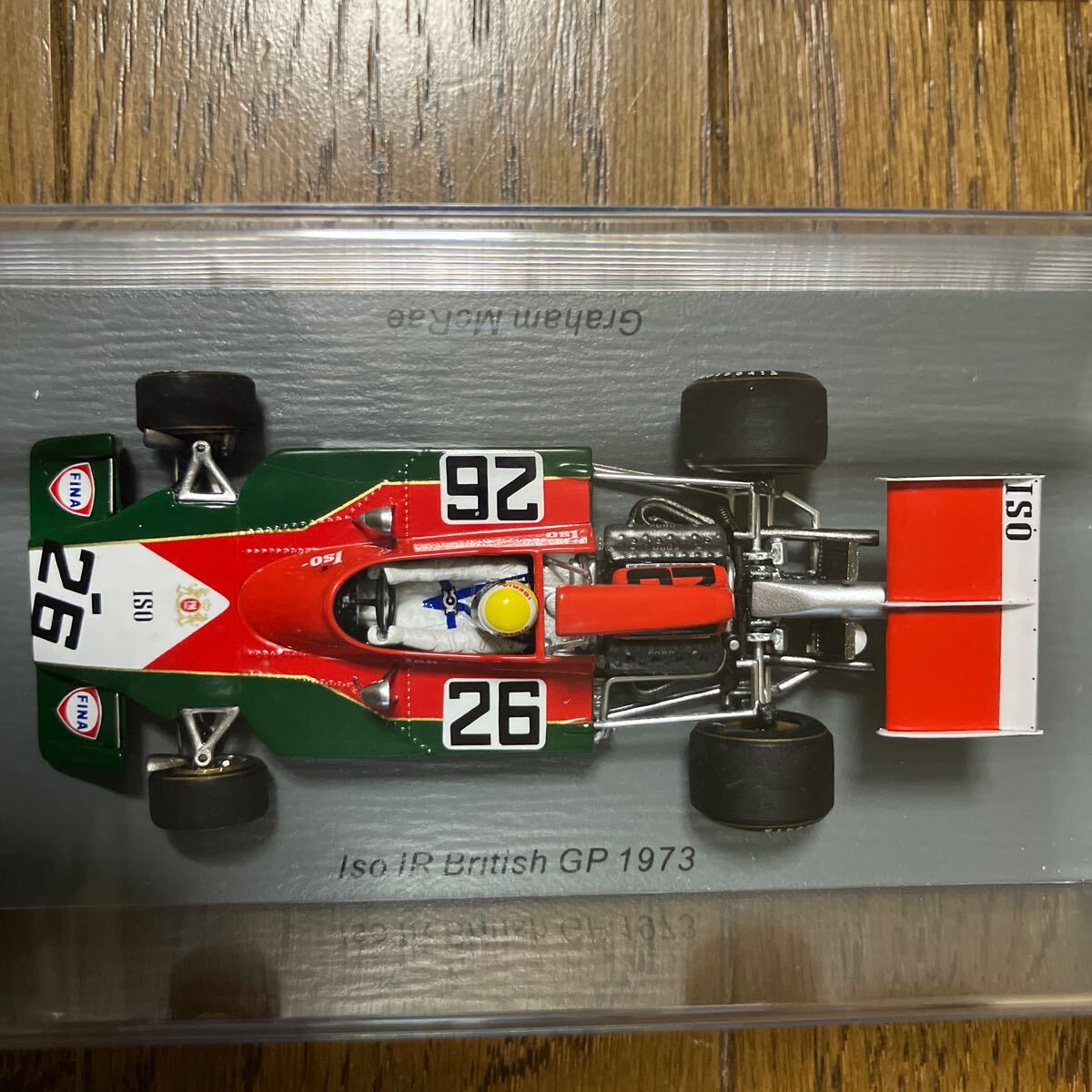 スパーク 1/43 イソ IR ブリティッシュ GP1973 Graham McRaeの画像2