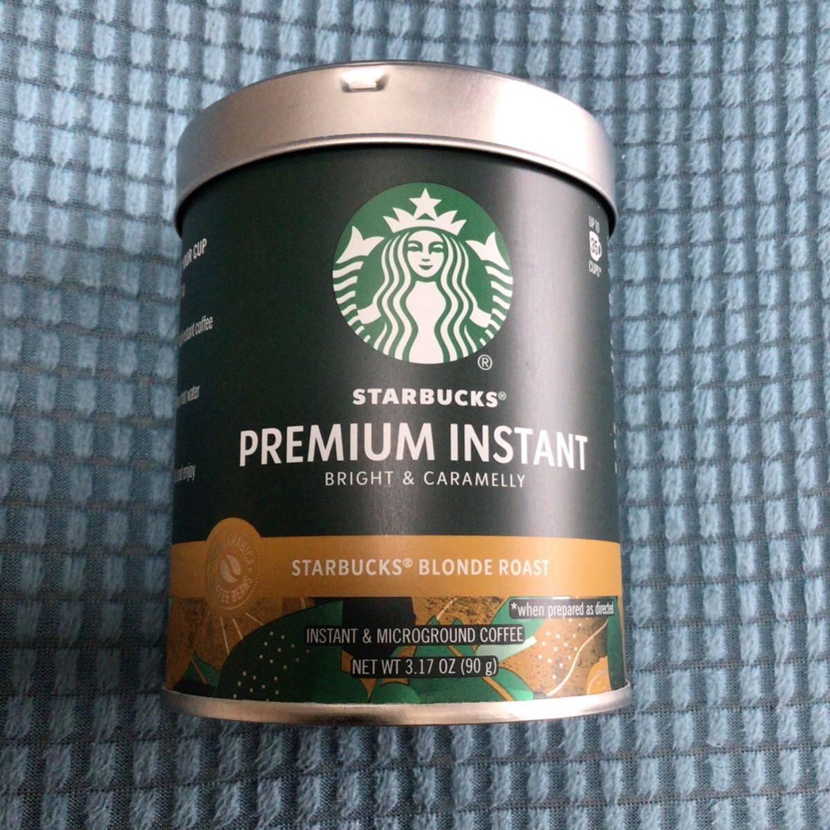 送料無料 新品 STARBUCKS PREMIUM INSTANT BRIGHT & CARMELLY スターバックス プレミアム インスタントコーヒー_画像1