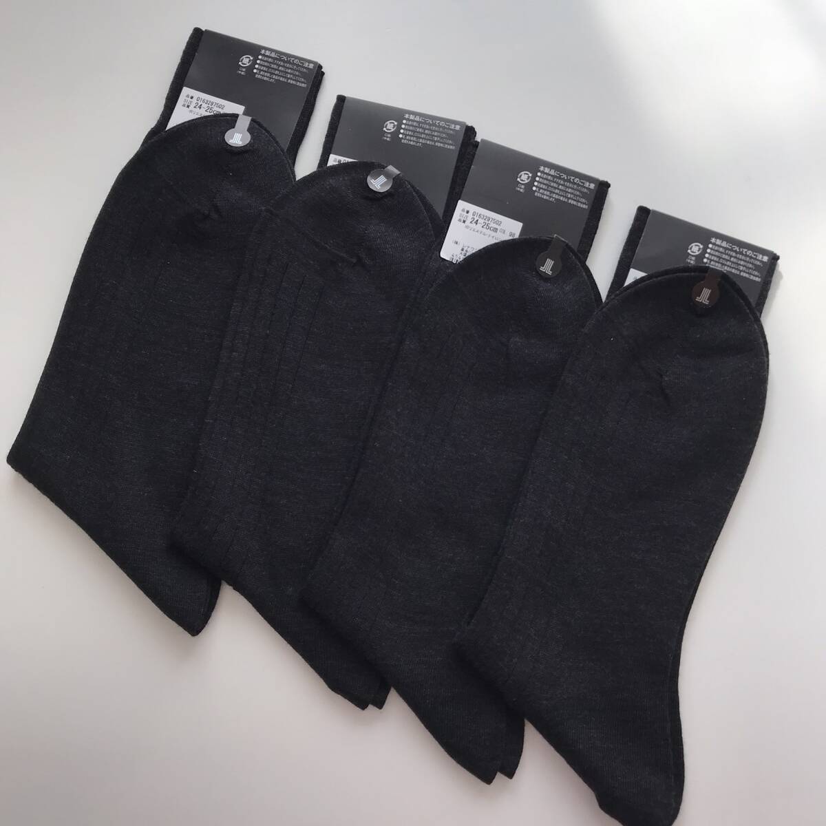 新品【24-25㎝】◆ランバン コレクション 靴下 4足セット メンズ 日本製 ビジネスソックス メンズ 男性 レナウン ランバン 靴下 ⑰の画像3