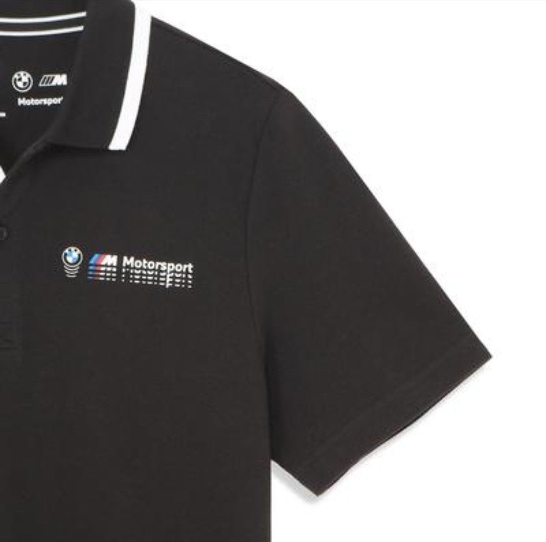 Lサイズ！ポロシャツ PUMA プーマ メンズ  BMW MMS  半袖 ブラック 黒 ゴルフウェア GOLF カジュア 