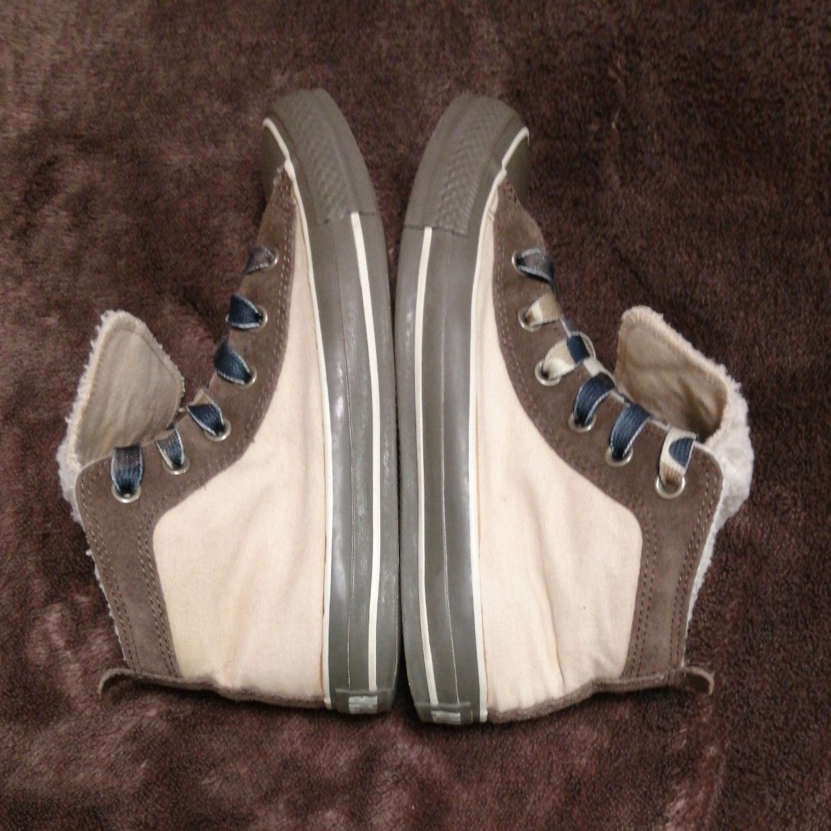 CONVERSE ALLSTAR 23.5 ハイカット ボア スニーカー コンバース オールスター HI