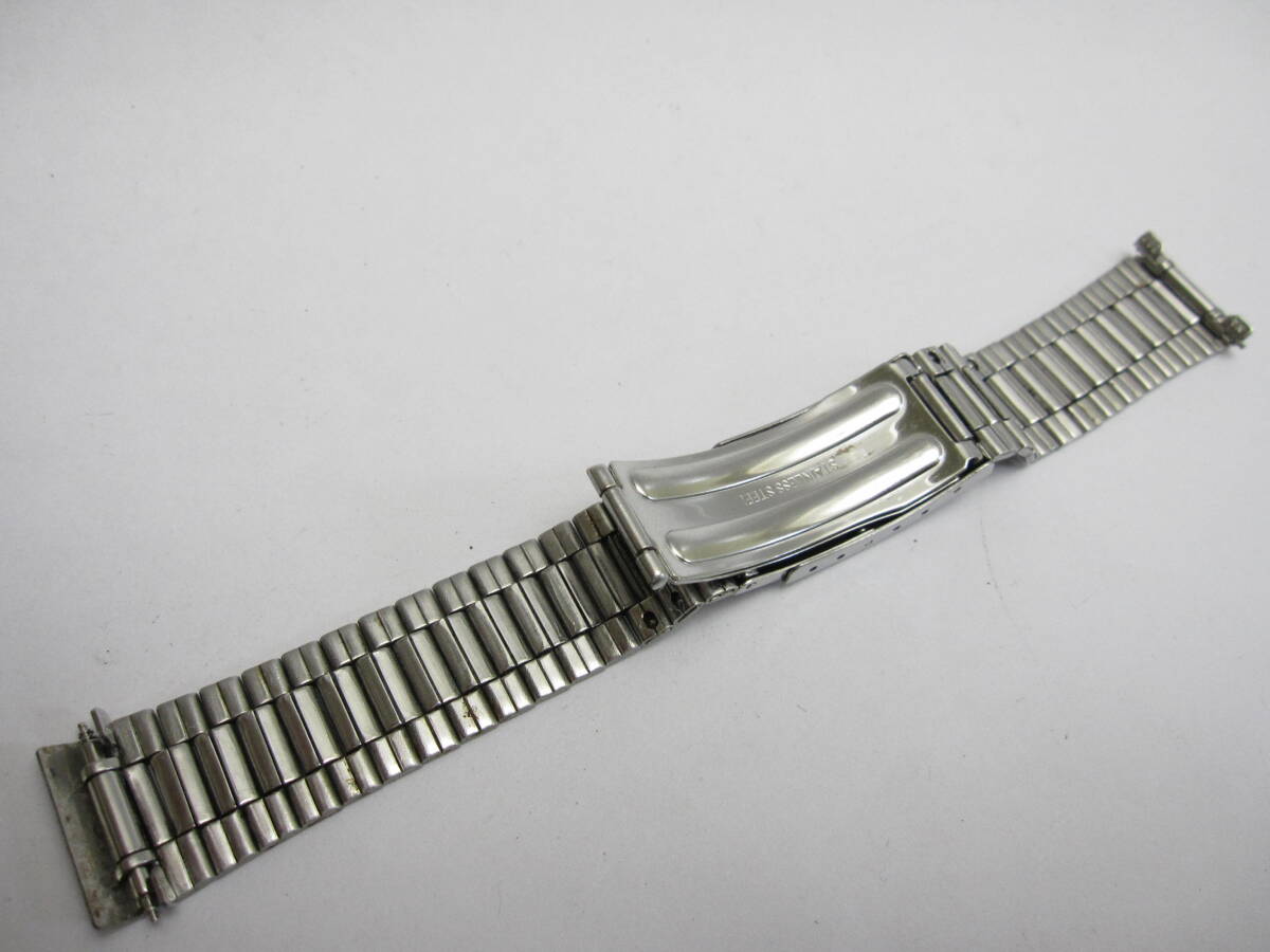 [YT-B37-86]SEIKO/ Seiko original breath, stainless steel belt 1.8cm total length 14.5cm~ 32.5g silver color 