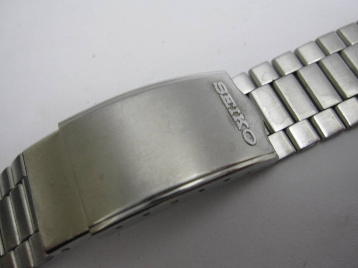 [YT-B37-86]SEIKO/ Seiko original breath, stainless steel belt 1.8cm total length 14.5cm~ 32.5g silver color 