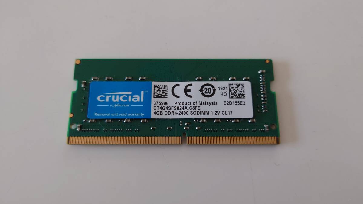 crucial 4GB DDR4-2400(PC4-19200) SODIMM Note PC