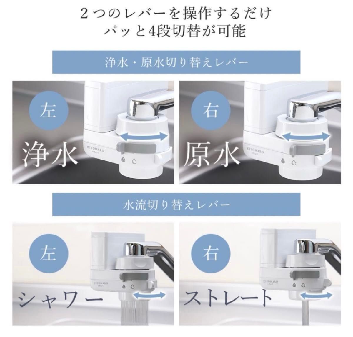 蛇口直結型国産浄水器 きよまろスマート