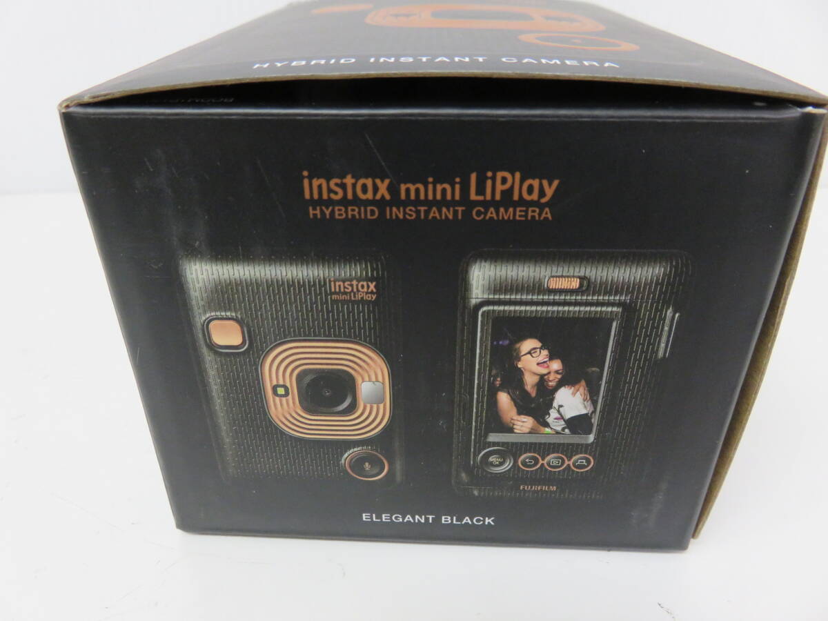 富士フイルム　ハイブリッド　インスタント　カメラ　instax mini　LiPlay　未使用　未開封　保証書付き　エレガントブラック　FUJIFILM _画像3