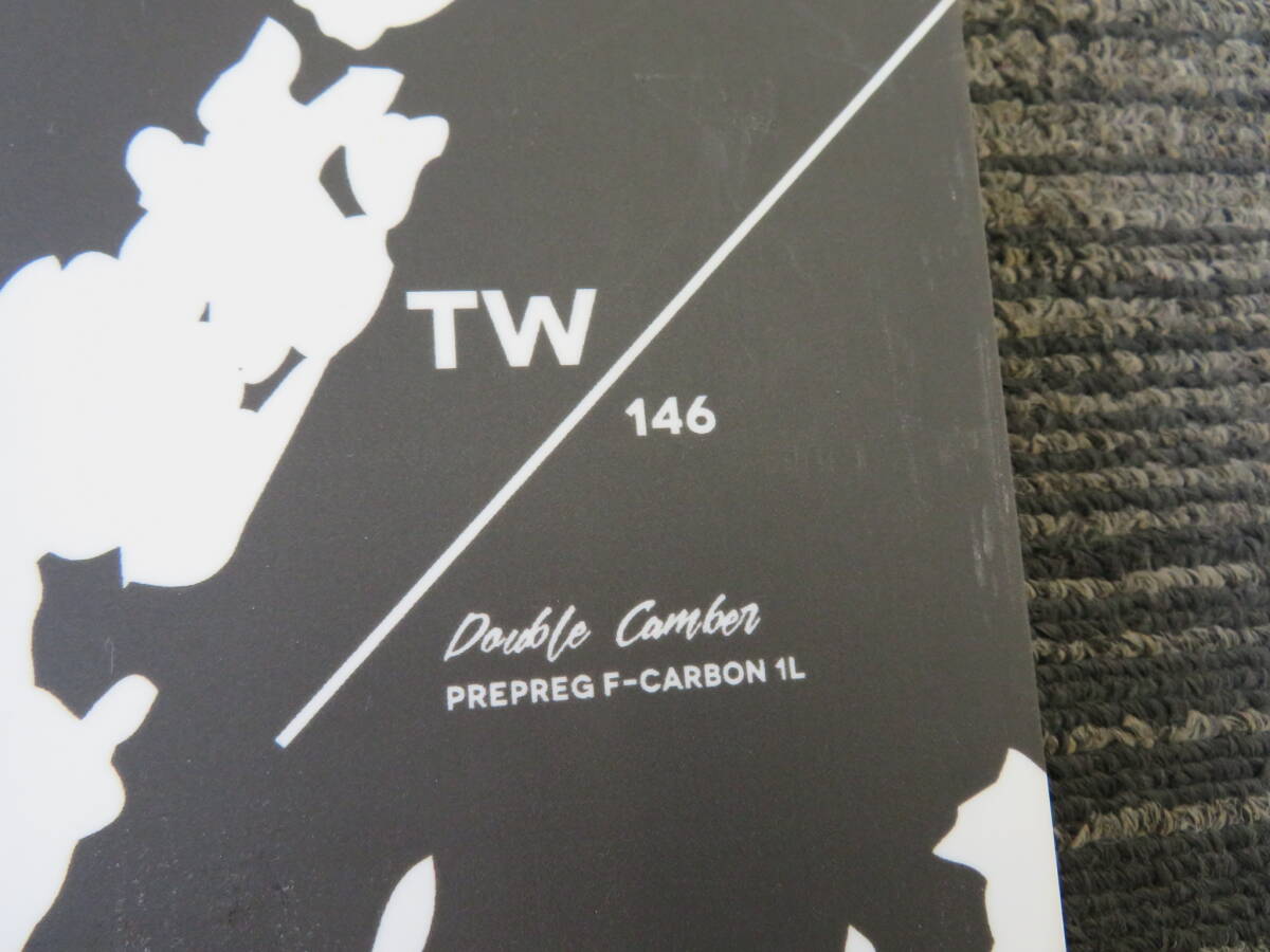 フラックス ダブルキャンバー TW 146 スノーボード板 Flux Double Camberの画像3